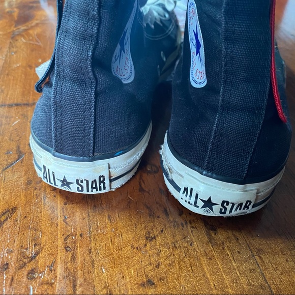 WWII 66 Infantry Tank Eating Tiger Army Patch Chuck Taylor Converse size 8 - Picture 6 of 7